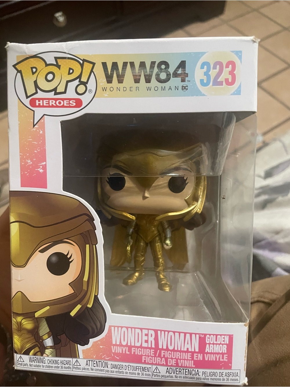 Funko Pop! Heroes WW84 Wonder Woman #323 Golden Armor - Gold
